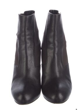 Fendi Brown Leather Ankle Booties